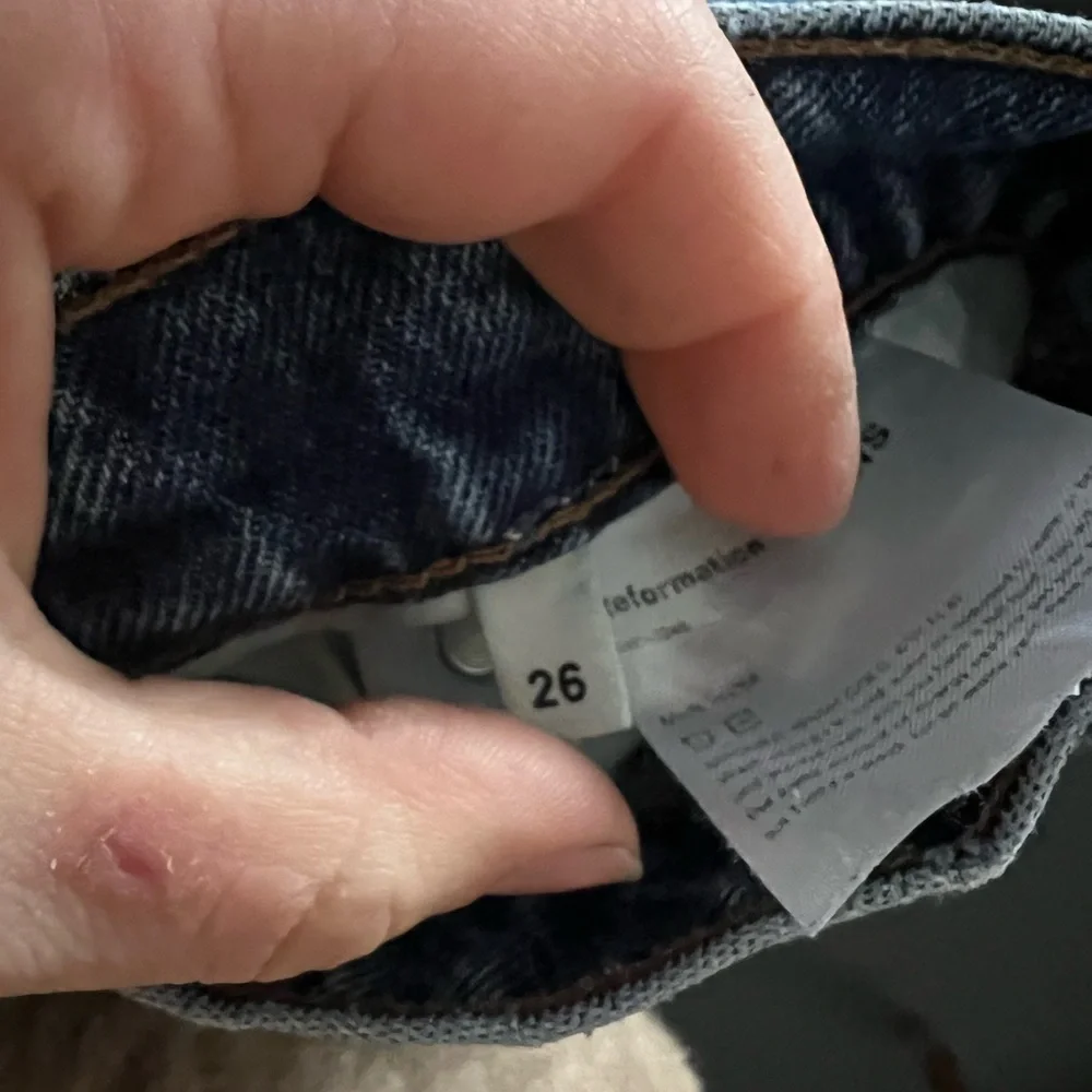 Reformation Stevie Ultra High Rise Jeans - Sydney, size 26 - Picture 5 of 6